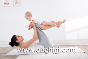 lose baby weight postpartum yoga