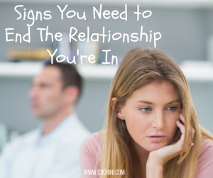 Signs you need to end the relationship you're in