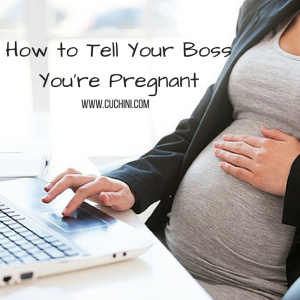 How to tell your boss you're pregnant