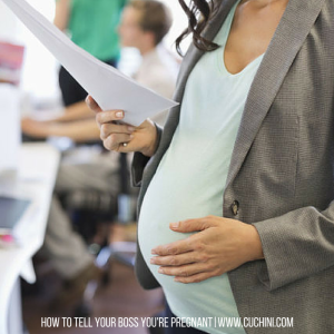 How to tell your boss you're pregnant