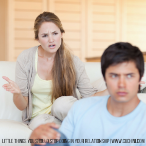Little Things You Should stop doing in your relationship