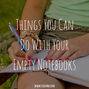 Things You Can Do With Your Empty Notebooks