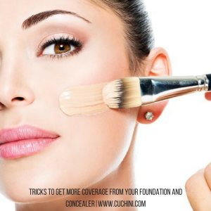Tricks to Get More Coverage from Your Foundation and Concealer