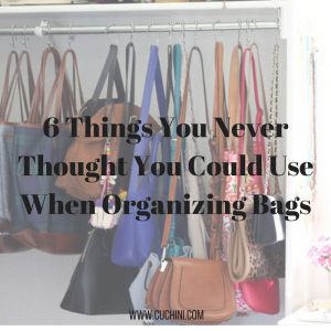 6 Things You Never Thought You Could Use When Organizing Bags