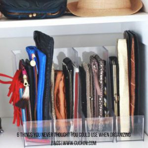 6 Things You Never Thought You Could Use When Organizing Bags