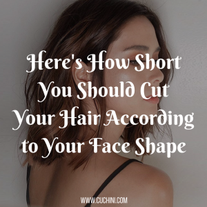 Here's How Short You Should Cut Your Hair According to Your Face Shape