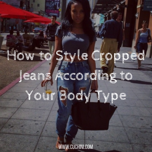 How to style cropped jeans according to your body type