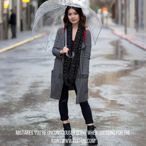 Mistakes you're unconsciously doing when dressing for the rain