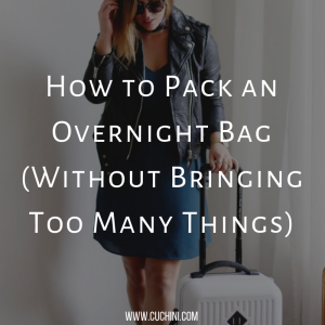 How to Pack an Overnight Bag (Without Bringing Too Many Things)