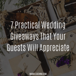 main image - 7 Practical Wedding Giveaways That Your Guests Will Appreciate