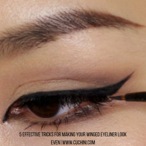 supporting image - 5 Effective Tricks for Making Your Winged Eyeliner Look Even