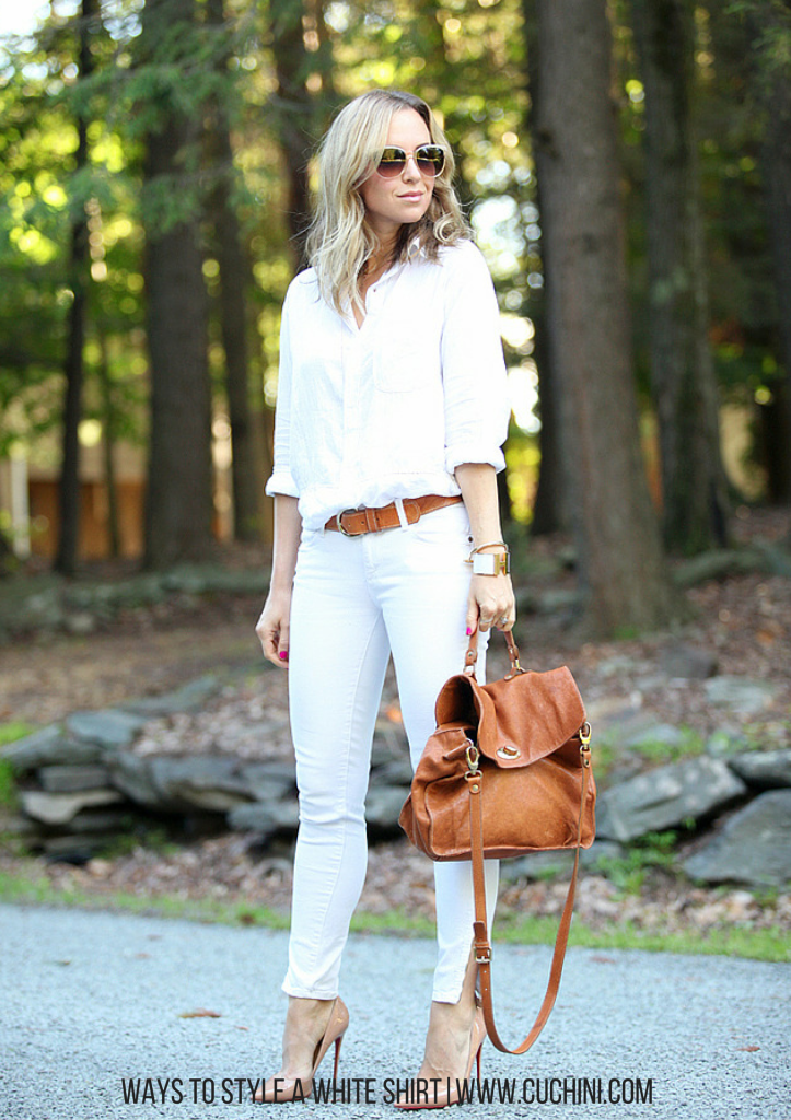 Ways to Style a White Shirt | Cuchini Blog